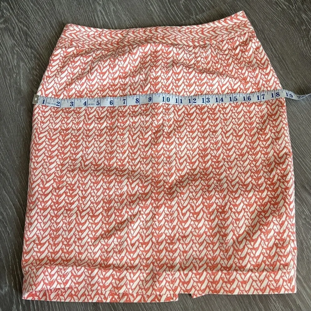 Cynthia Rowley Skirt Size 6 Print Back Slit - Image 4