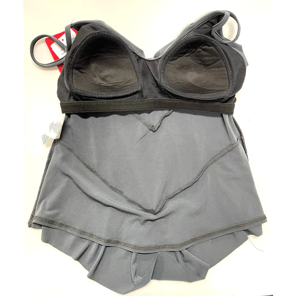 NWT Magicsuit RITA Slate Gray Layered Tankini Women's Size 8 MSRP $114.00 - Image 8