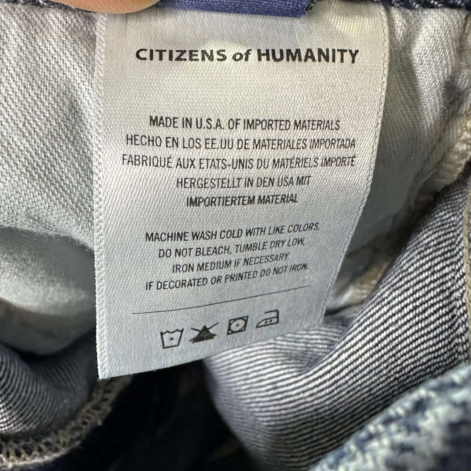 Citizens of Humanity Petra Pleated Wide Leg Jeans in Eden  Size 23 - Image 9