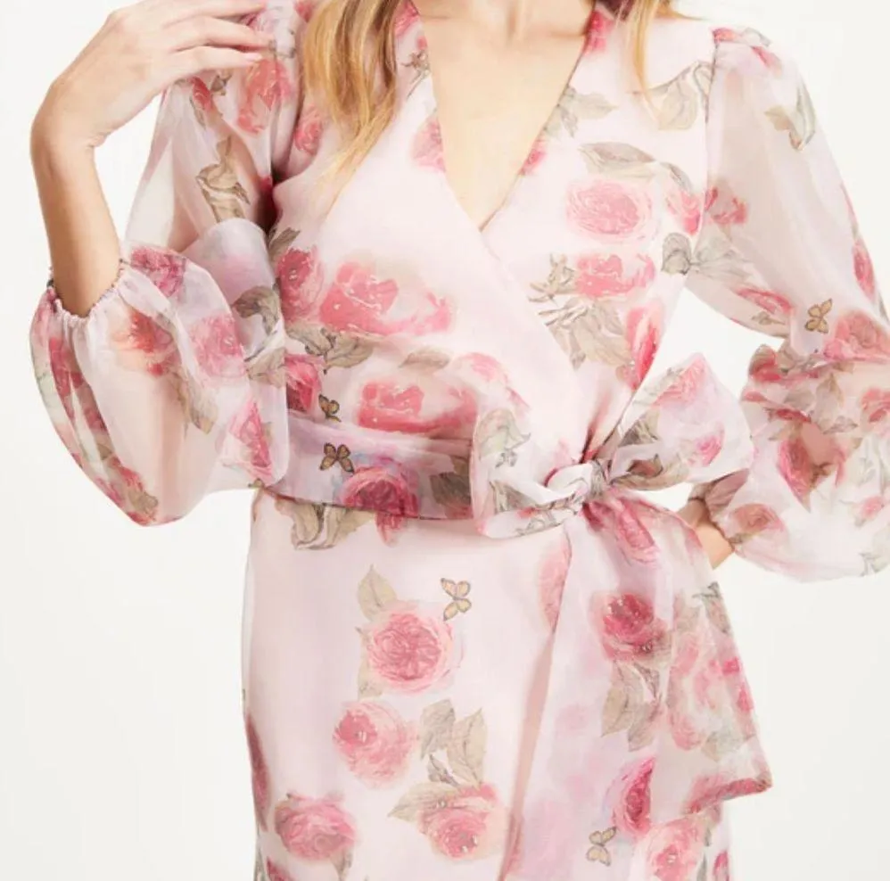 VICI | Unexpected Butterflied Floral Organza Dress - Image 6