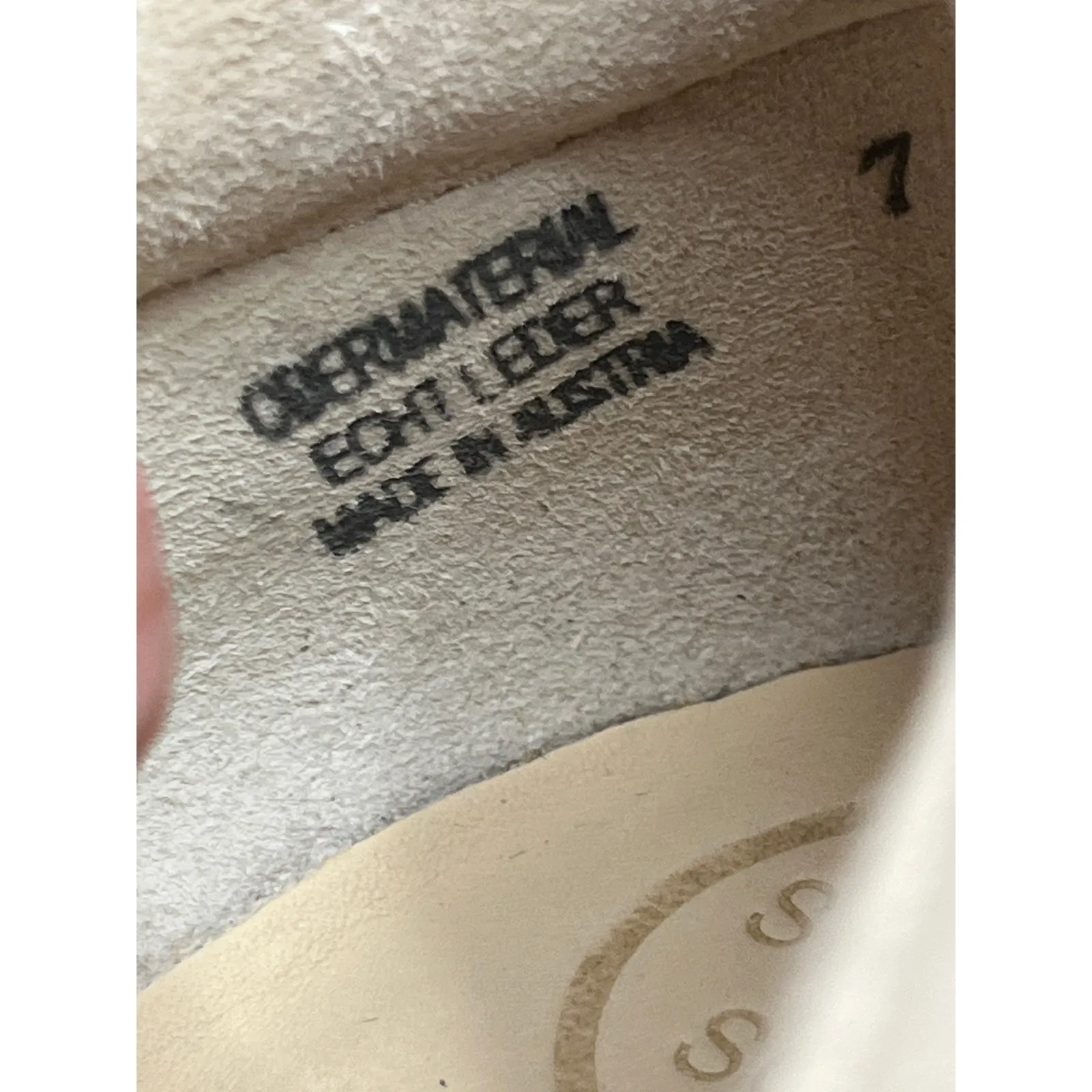 Paul Green Super Soft Leather Sneakers UK 7 ≈ US 9.5 Beige Metallic Suede - Image 2