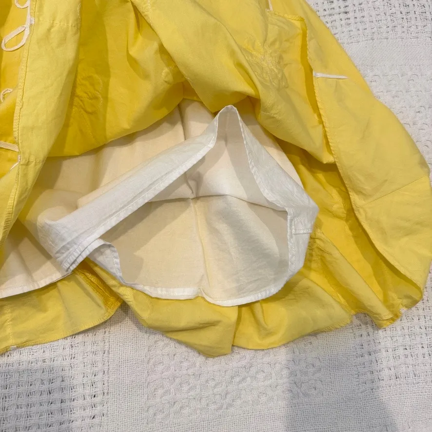 Lilly Pulitzer 12 embroidered floral V neck halter dress D1 2875 - Image 9