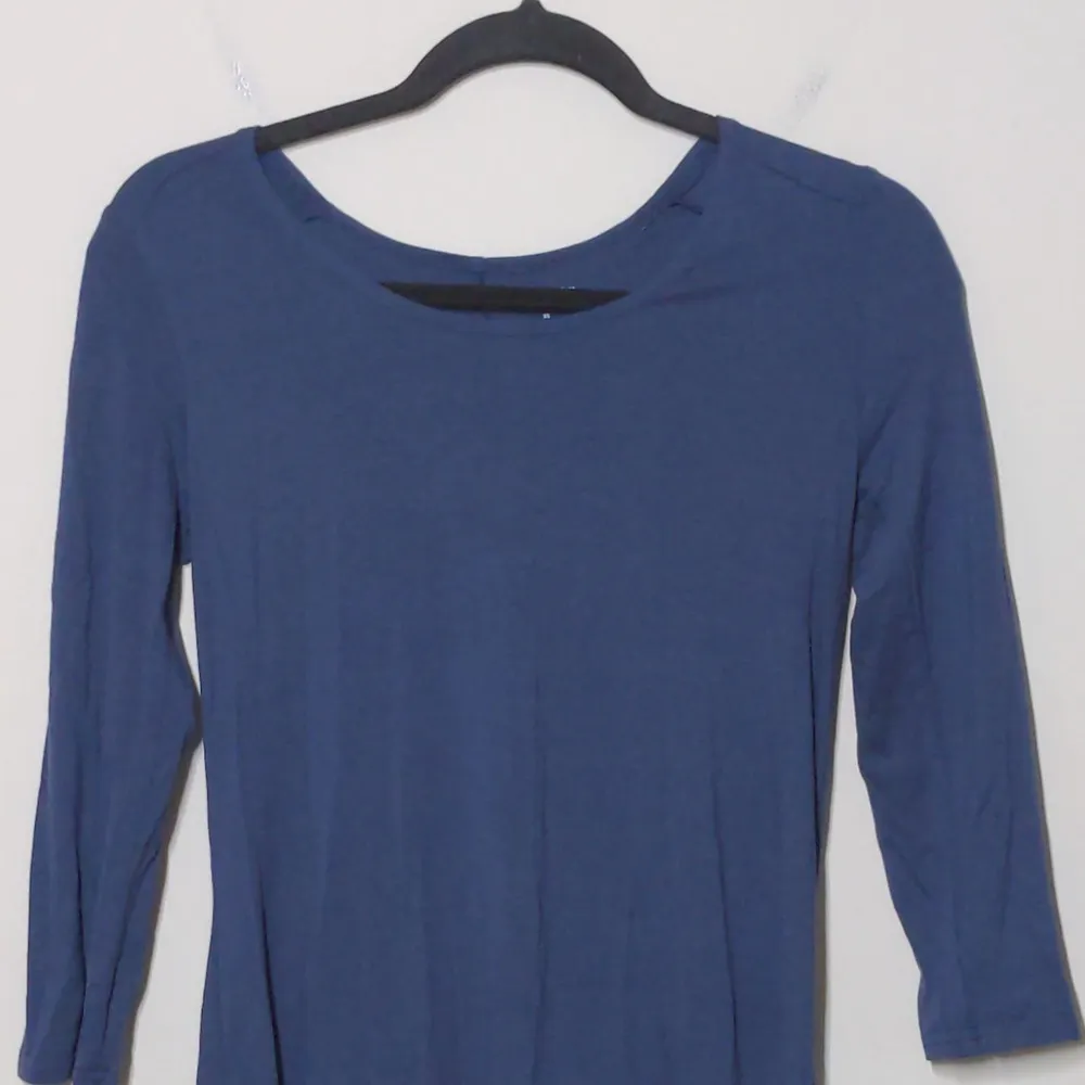 Garnet Hill Knit Trapeze Dress in Blue – Size XS – GUC - Image 2