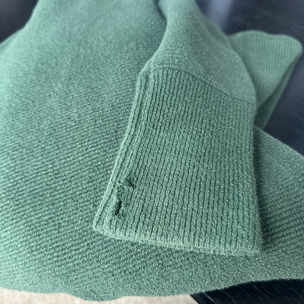 FREE PEOPLE Ottoman Slouchy Tunic Sweater Dress in Aged Pine Size Large - Image 8