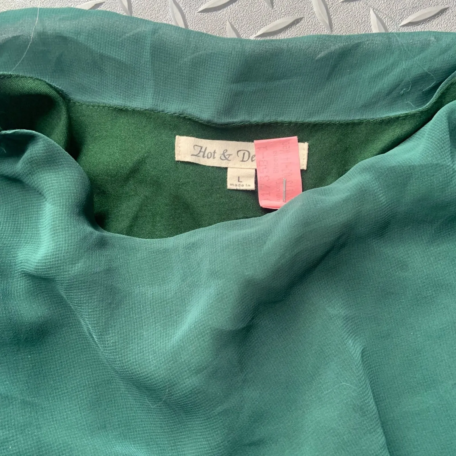 Green boutique dress fall boho formal casual - Image 2