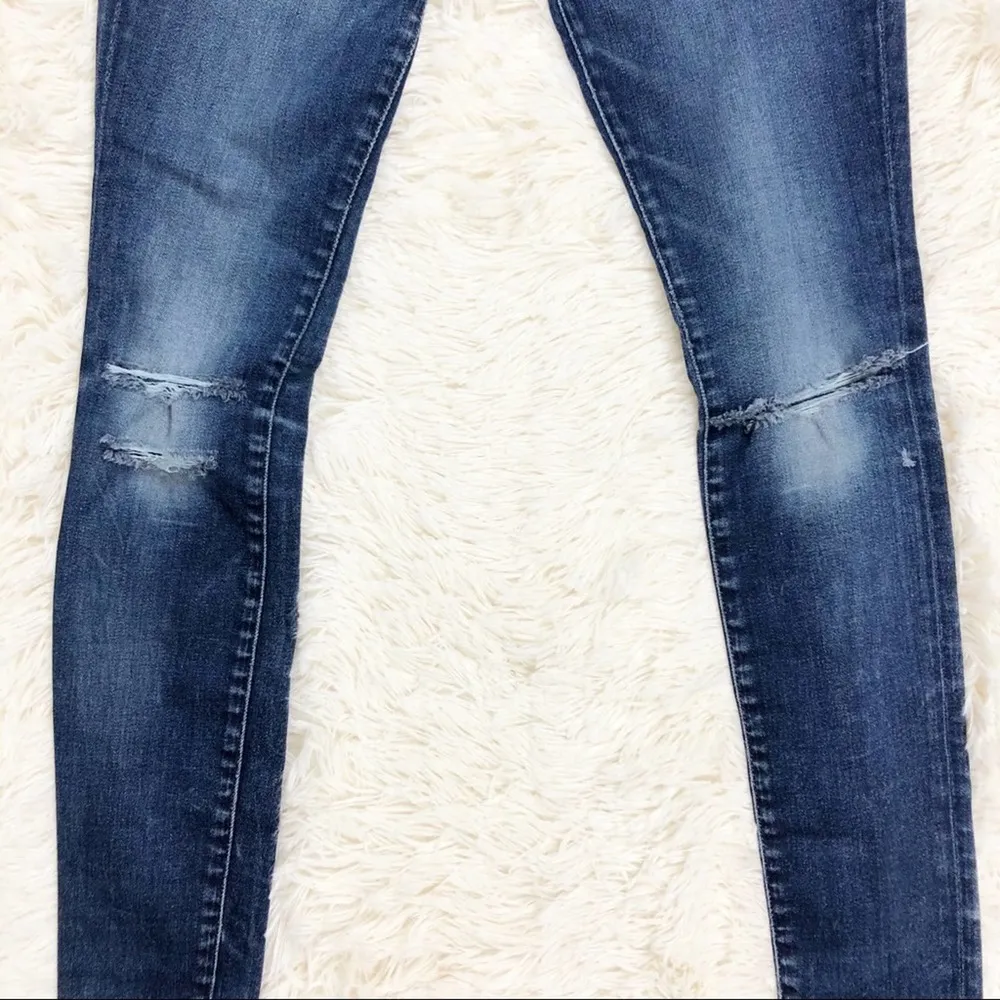 Lucky Brand Lolita Distressed Skinny Jeans Size 00 - Image 10
