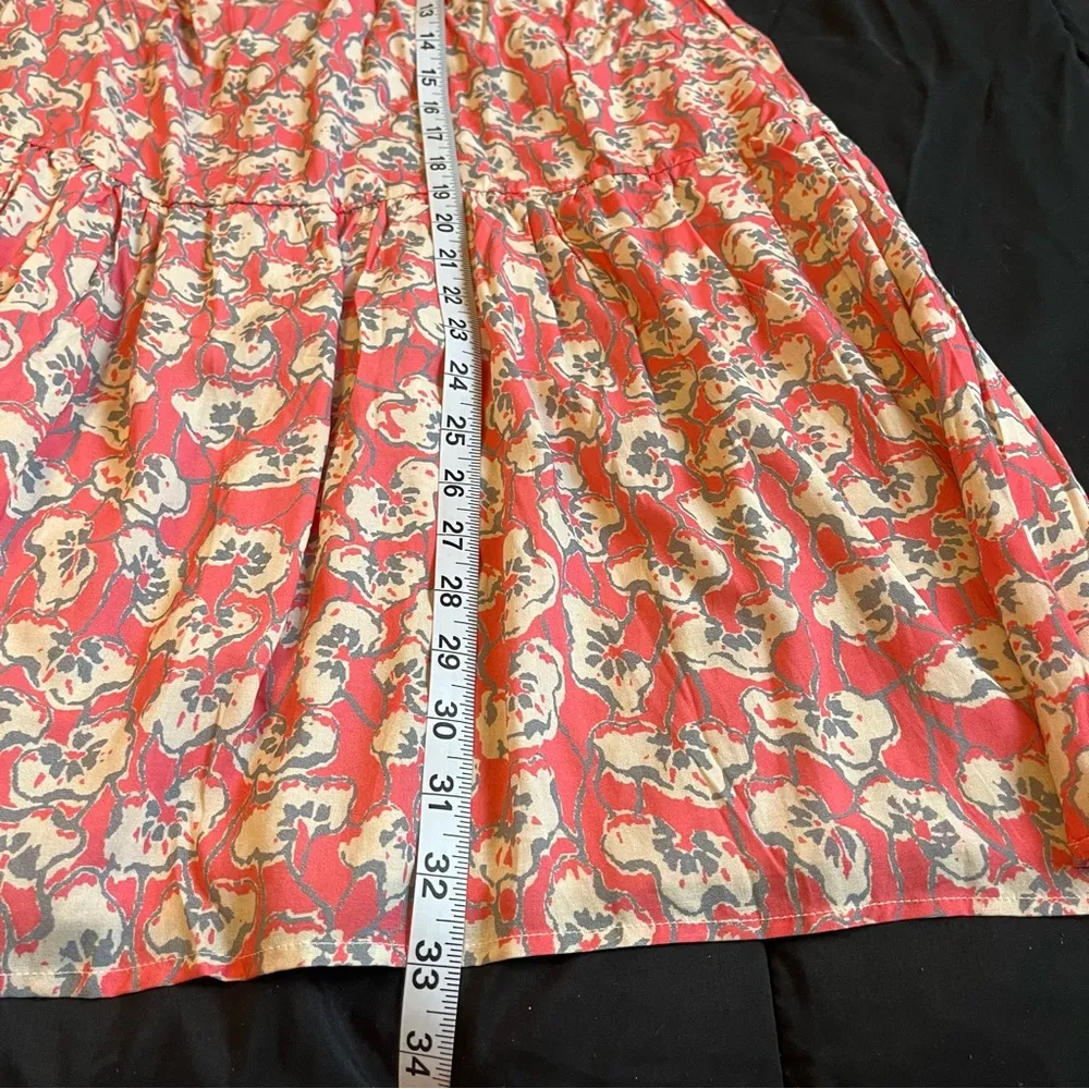 Eberjey Flor Roza Wrap Skirt in Hibiscus Floral Print Size Medium / Large - Image 10