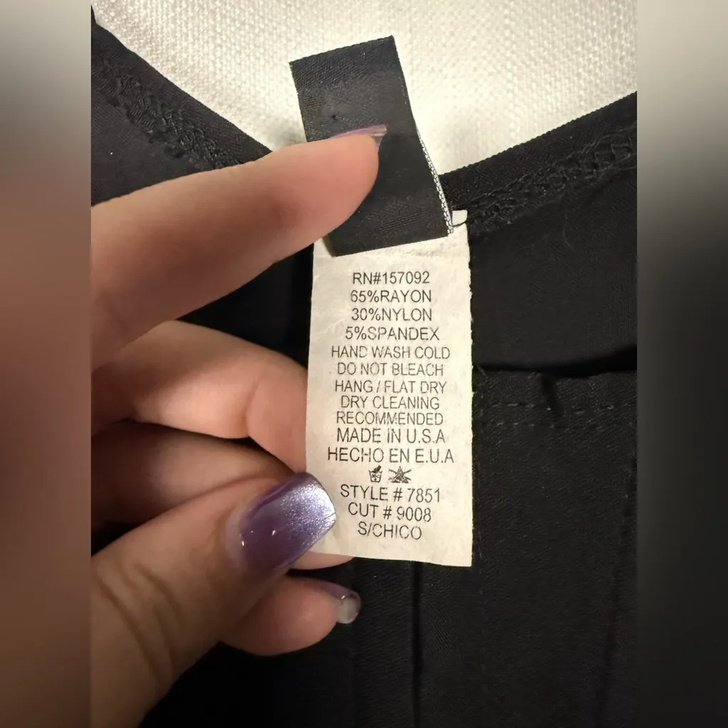 Windsor Sweet And Sassy Square Neck Black Corset Mini Dress Small - Image 9