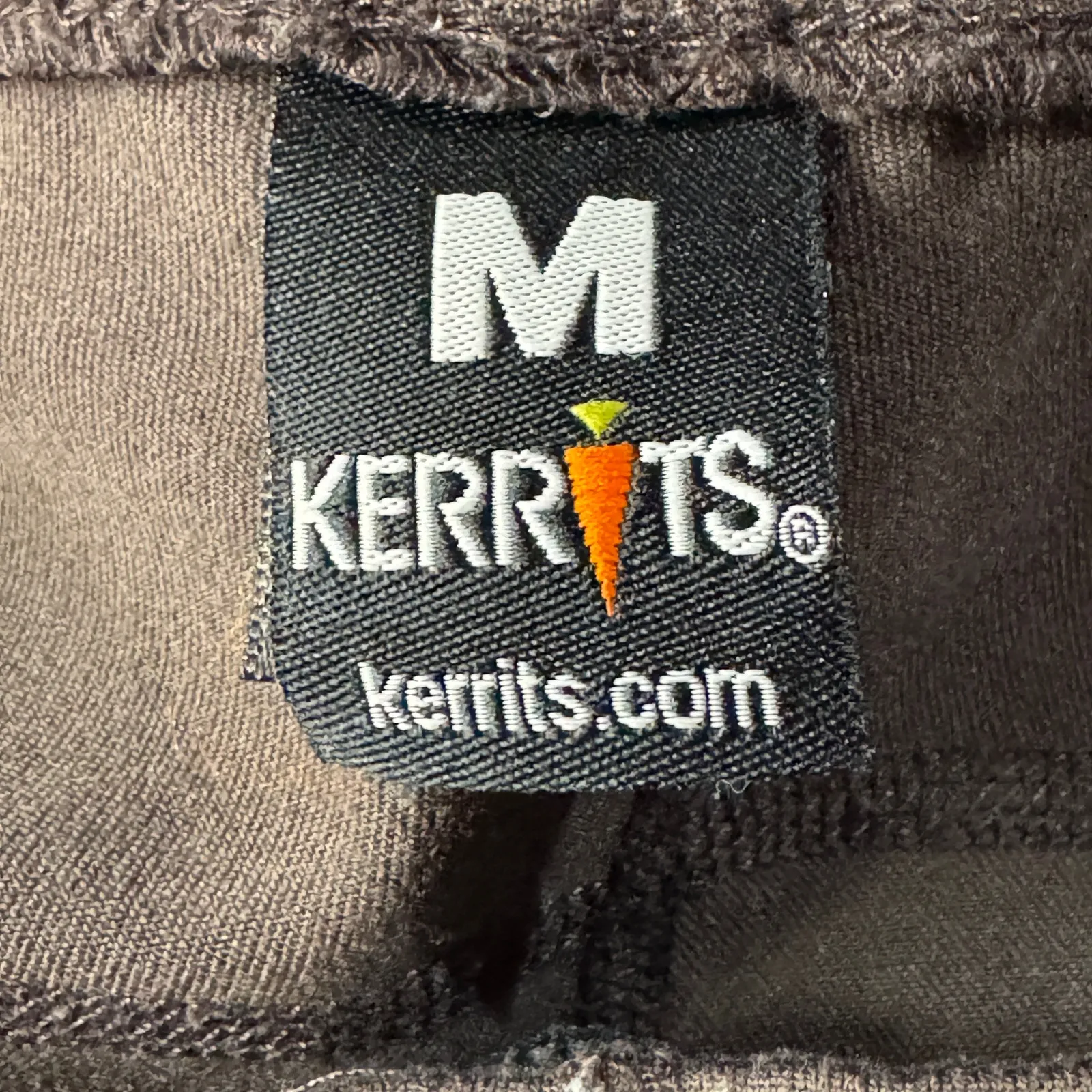 Kerrits Medium Knee Patch Leggings Stretch Hi-Rise Elastic Waist Pull-On Brown - Image 9