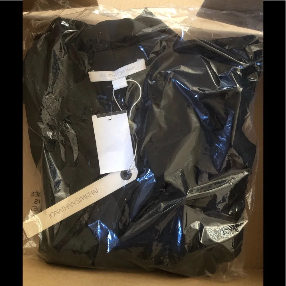 Jonathan Simkhai Tie Neck Long Sleeve Lace Blouse - Image 4