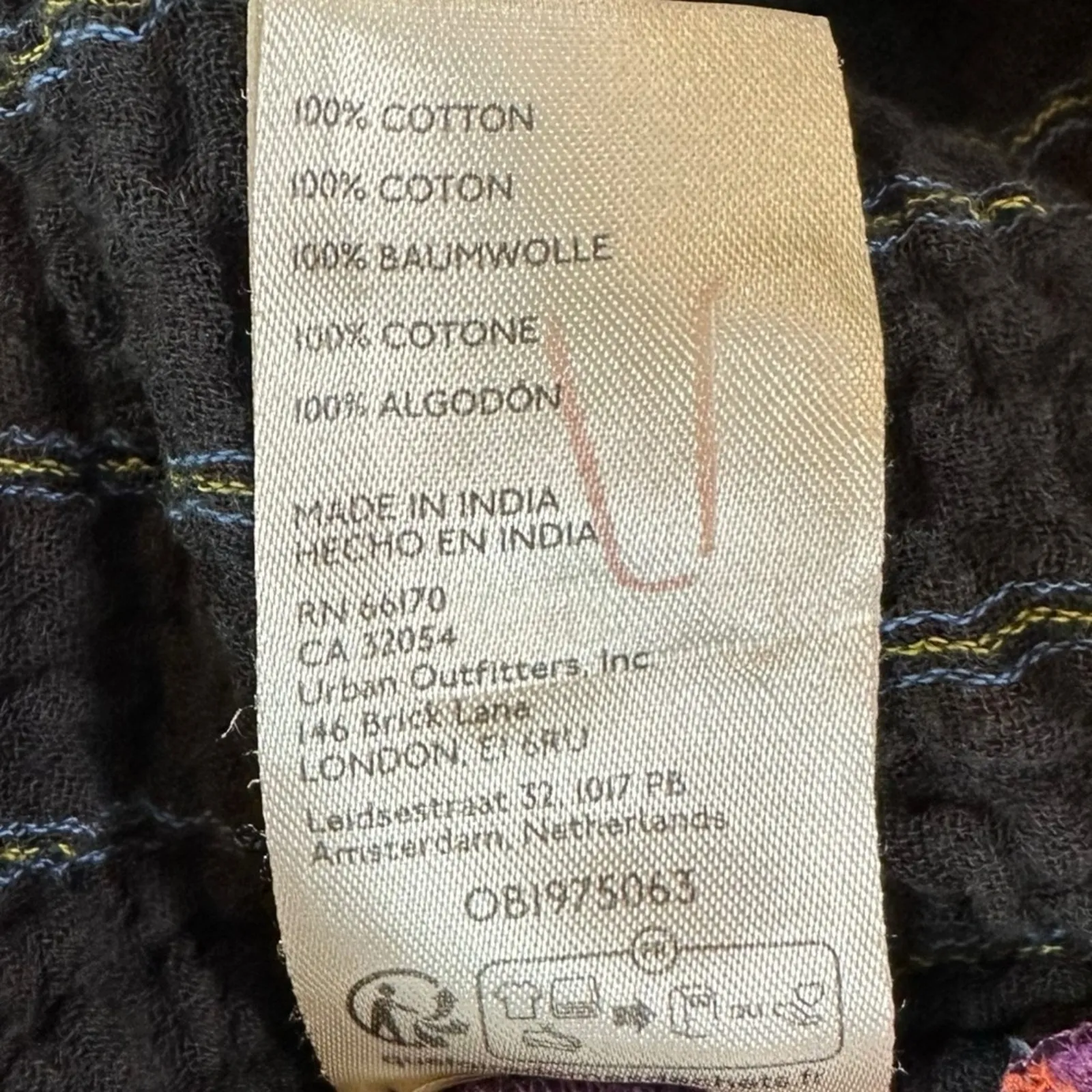 Free People Oversized Bohemian Grunge Fall Cardiff Plaid Swing Top Shirt Medium - Image 14