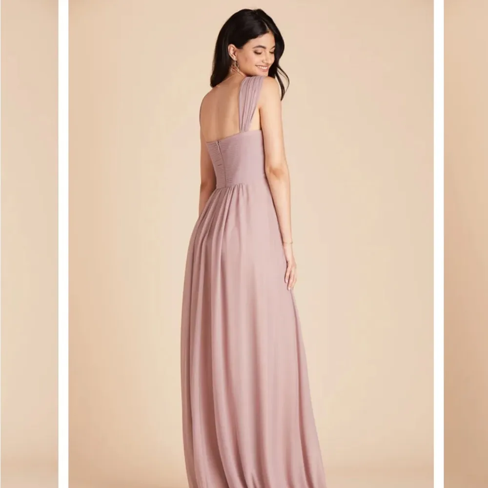 Mauve Bridesmaid Maxi Dress - Image 2