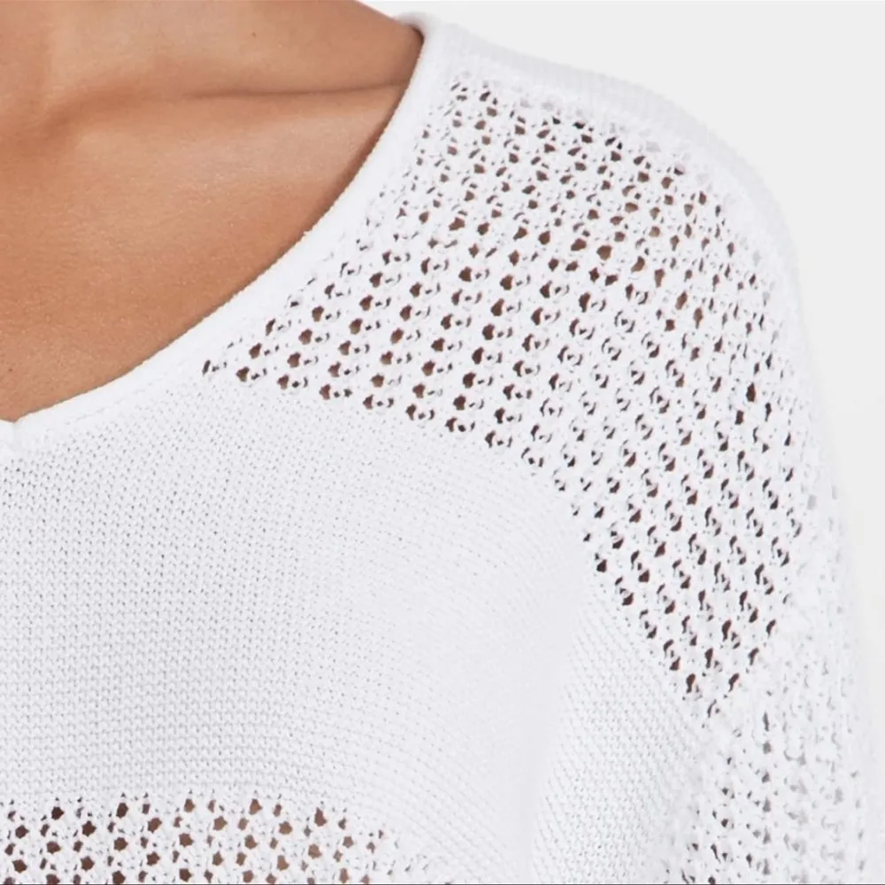 RAG & BONE Faye Sweater in White - Image 4