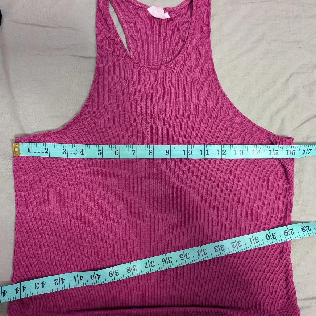 Parade Lot Of 3 Racer Back Tank Tops Women's Large Black/Yellow/Magenta Yellow - Image 3