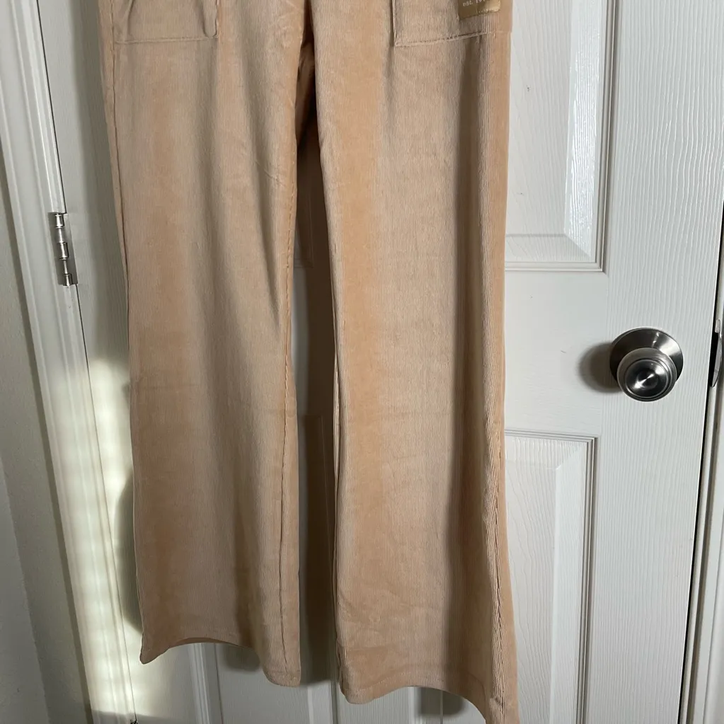 Bebe MICRO CORD PANT Woman’s size X-Large - Image 8