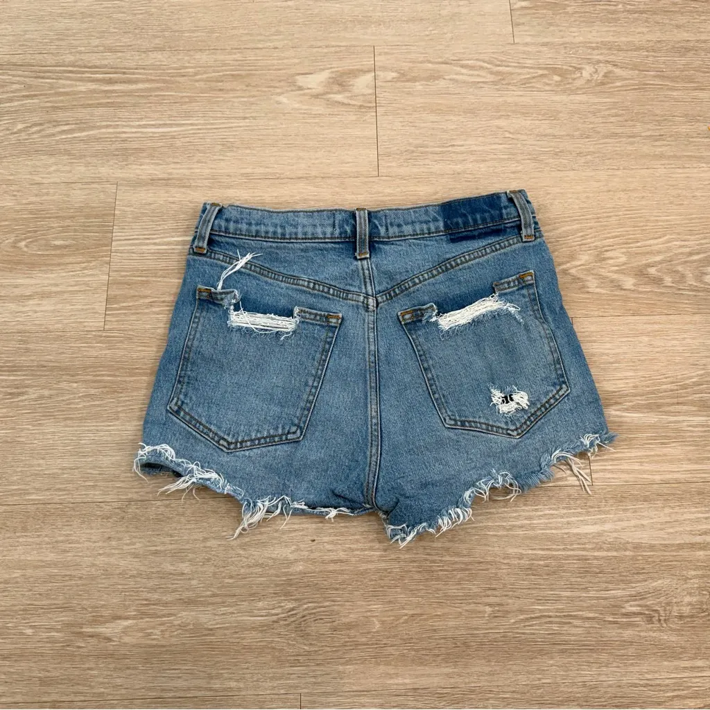 Abercrombie & Fitch High Rise Mom Jean Shorts - Image 5
