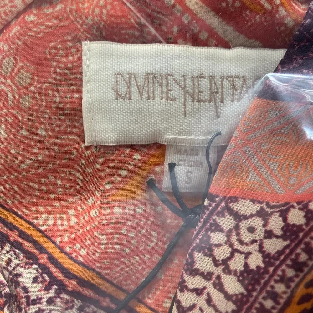 NWT Divine Heritage Paisley Tie Neck Dress in Orchid - Image 7