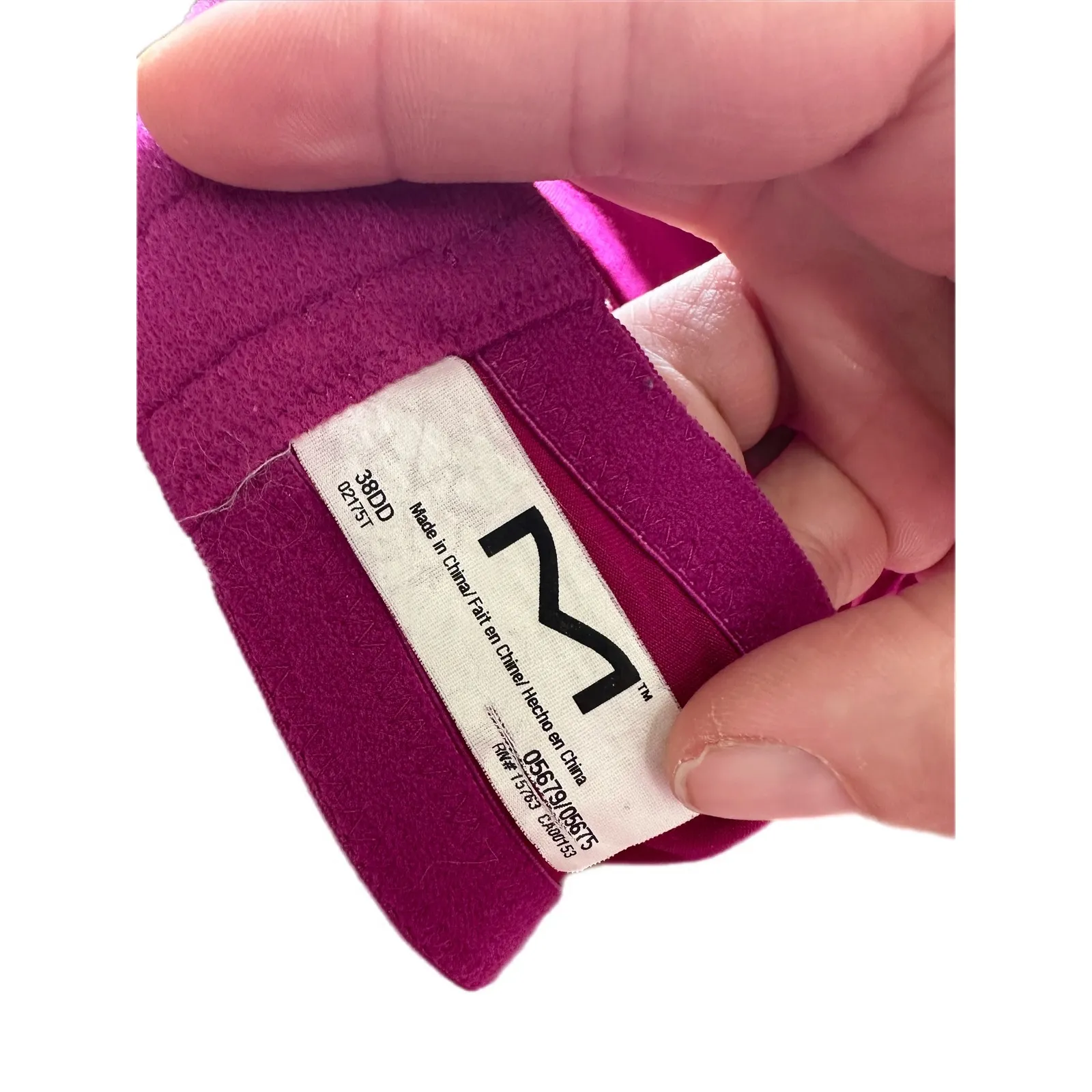 Maidenform 38DD Pink Full Coverage Underwire Bra Smooth Adjustable Straps - Image 6