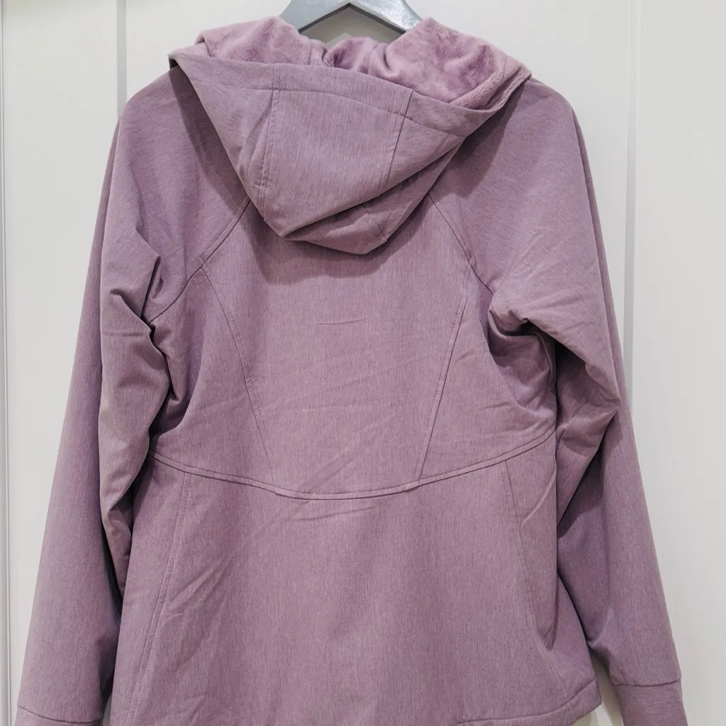 Kirkland Signature Women's Lavender Utility Jacket soft outer with plush lined - Image 3