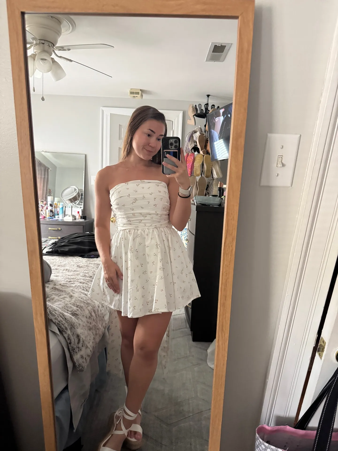 Floral White Dress - Image 5