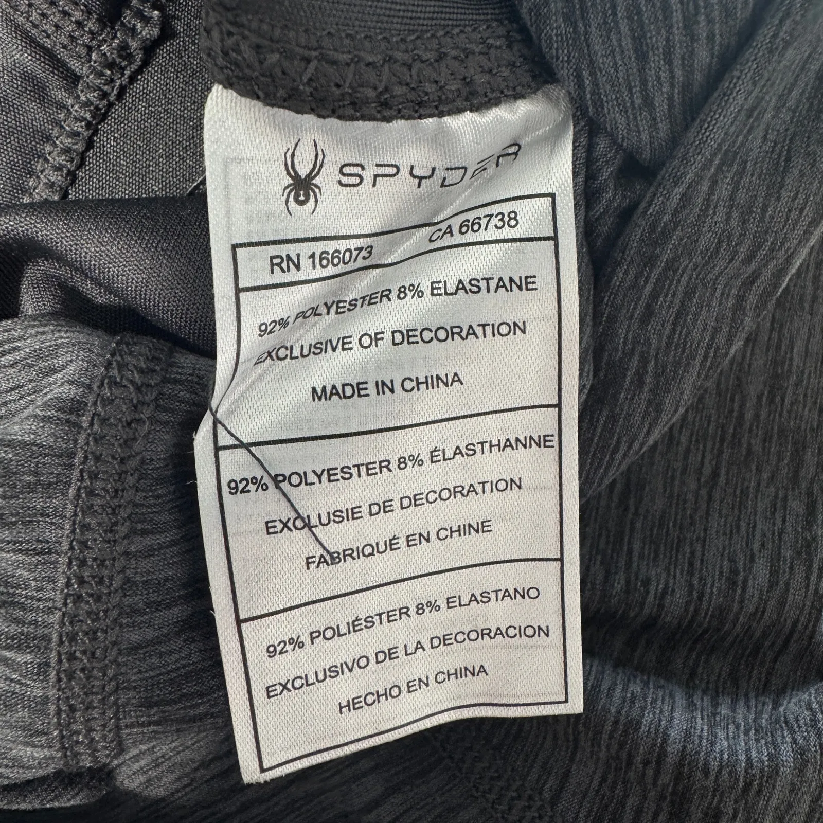 Spyder Large A-Line Dress Sleeveless Racerback Stretch Wicking Padded Shelf Bra - Image 12