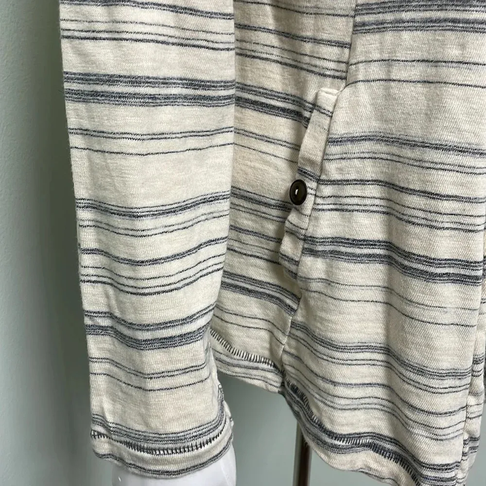 ANTHROPOLOGIE Saturday Sunday Striped Open Front Knit Jacket Cardigan - Image 5