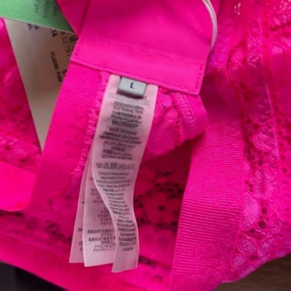 Stella McCartney Fuchsia lace Bra L - Image 4