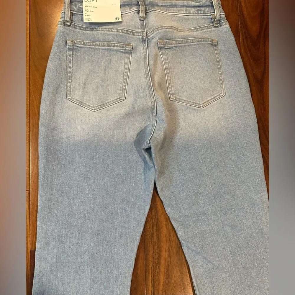 Loft Kick Crop Highrise Denim Jeans - Image 11