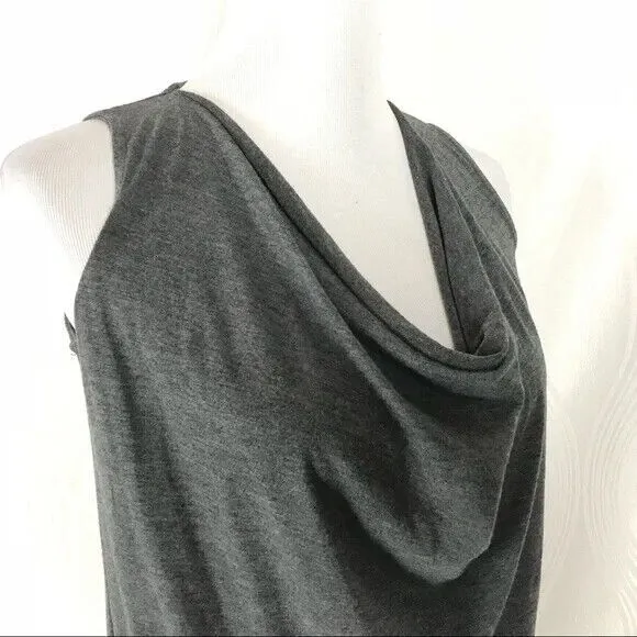 People Like Frank‎ Minimalist Top Womens XXS Gray Sleeveless Quiet Luxury Blouse - Image 6