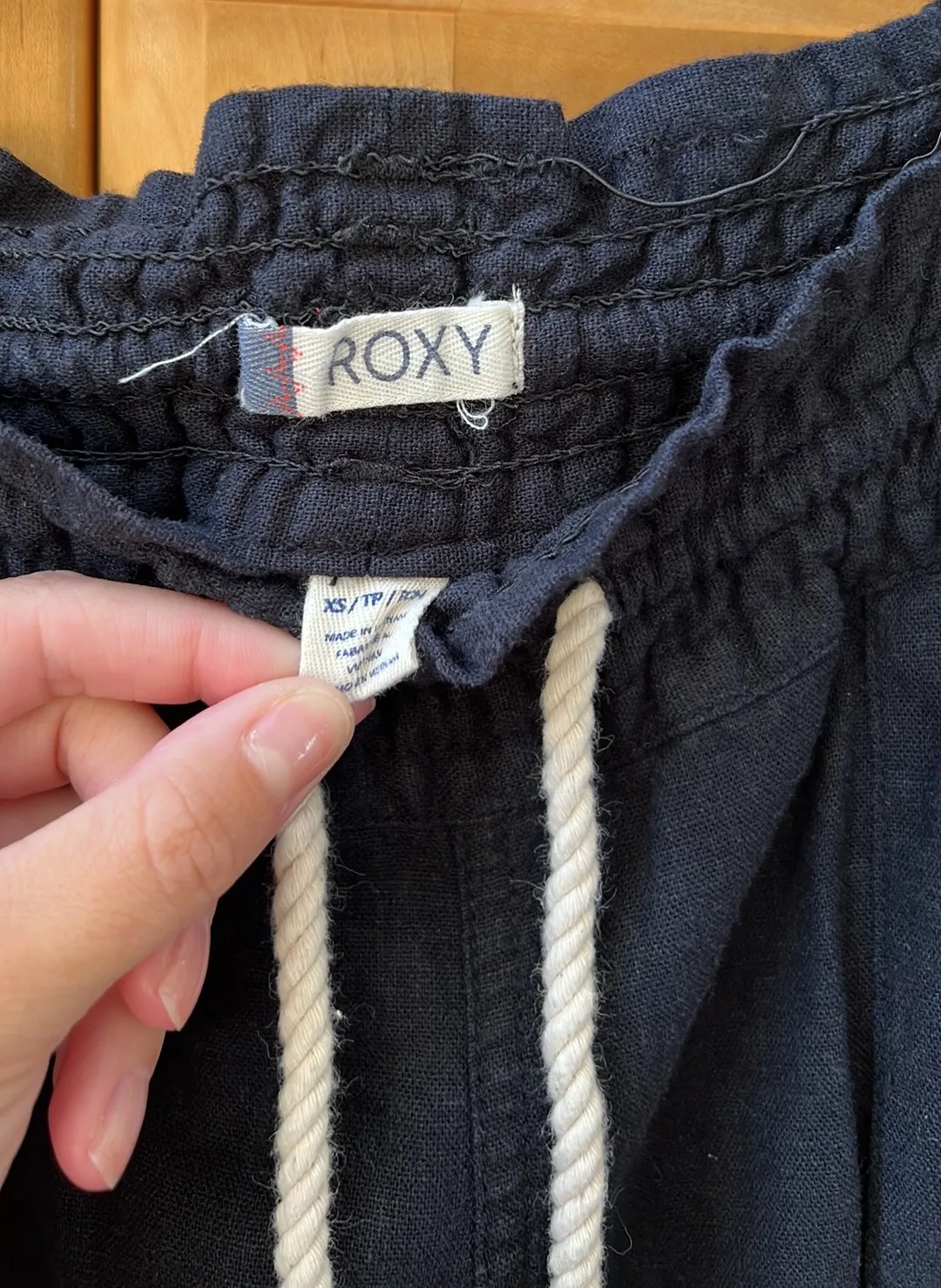 Roxy Black Linen Pants - Image 6