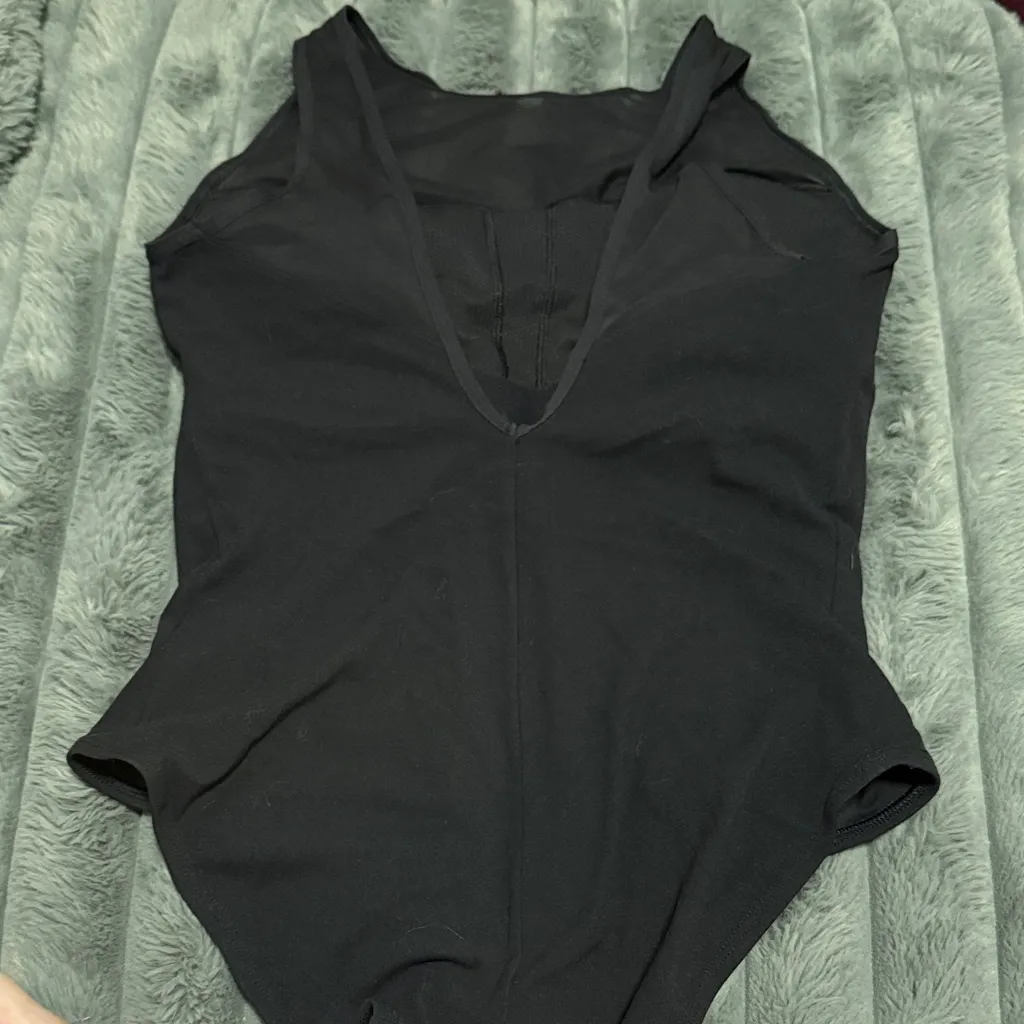 Athleta Black Sleeveless Bodysuit - Image 3