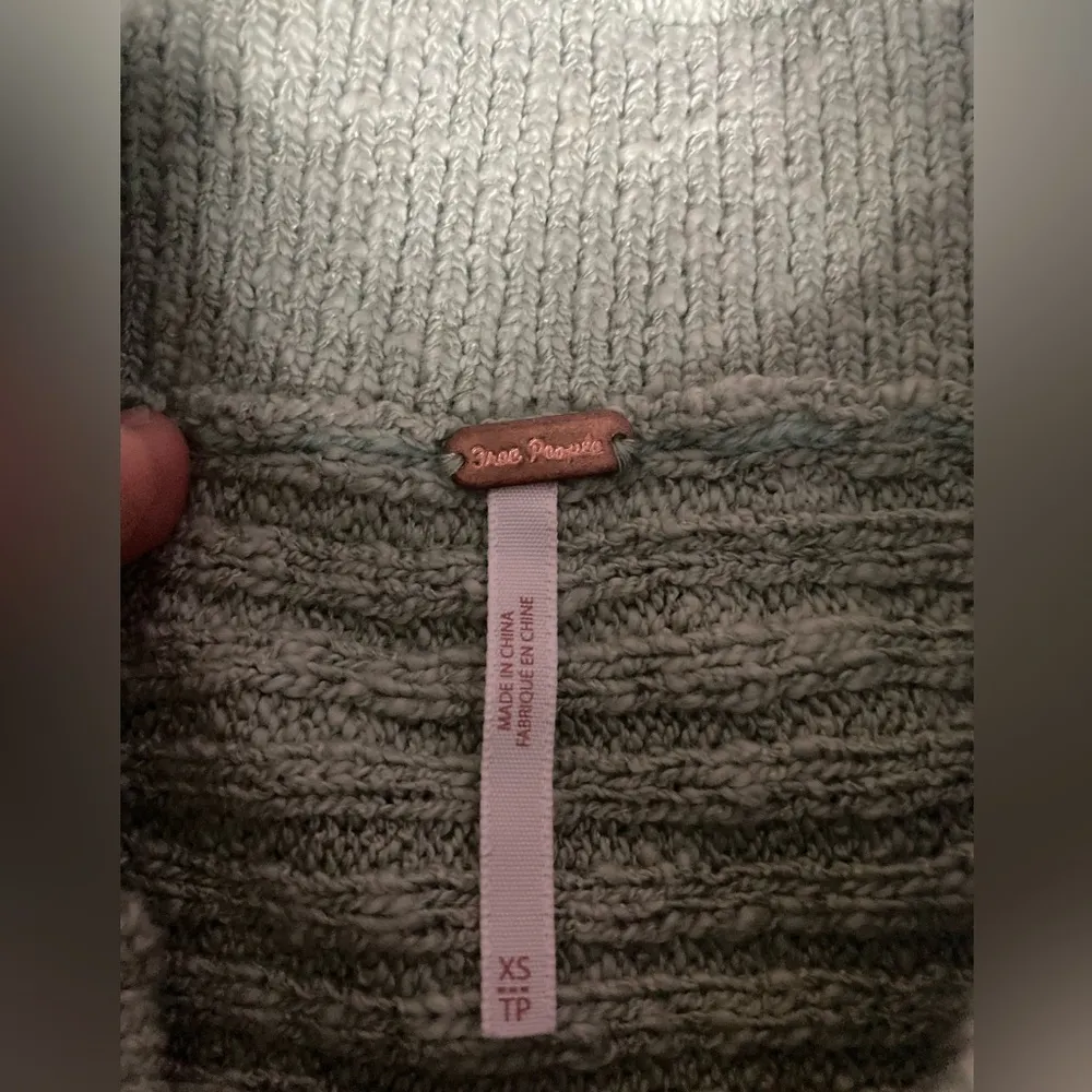 Free People Claudia Blanket Midi Knit Skirt Mint Green Size XS - Image 4