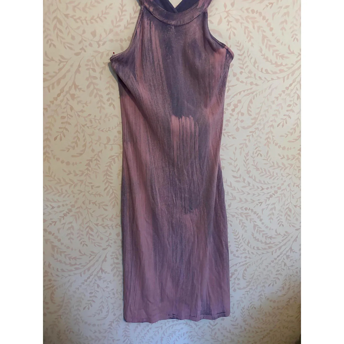 Young, Fabulouls and Broke Y2K Purple Acid Wash Dress L - Image 3