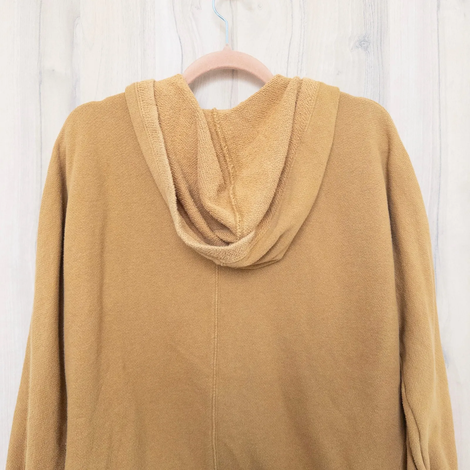 Free People Movement Women Cropped Hoodie Sweatshirt Size S Cozy Boho Athleisure Yellow - Image 7