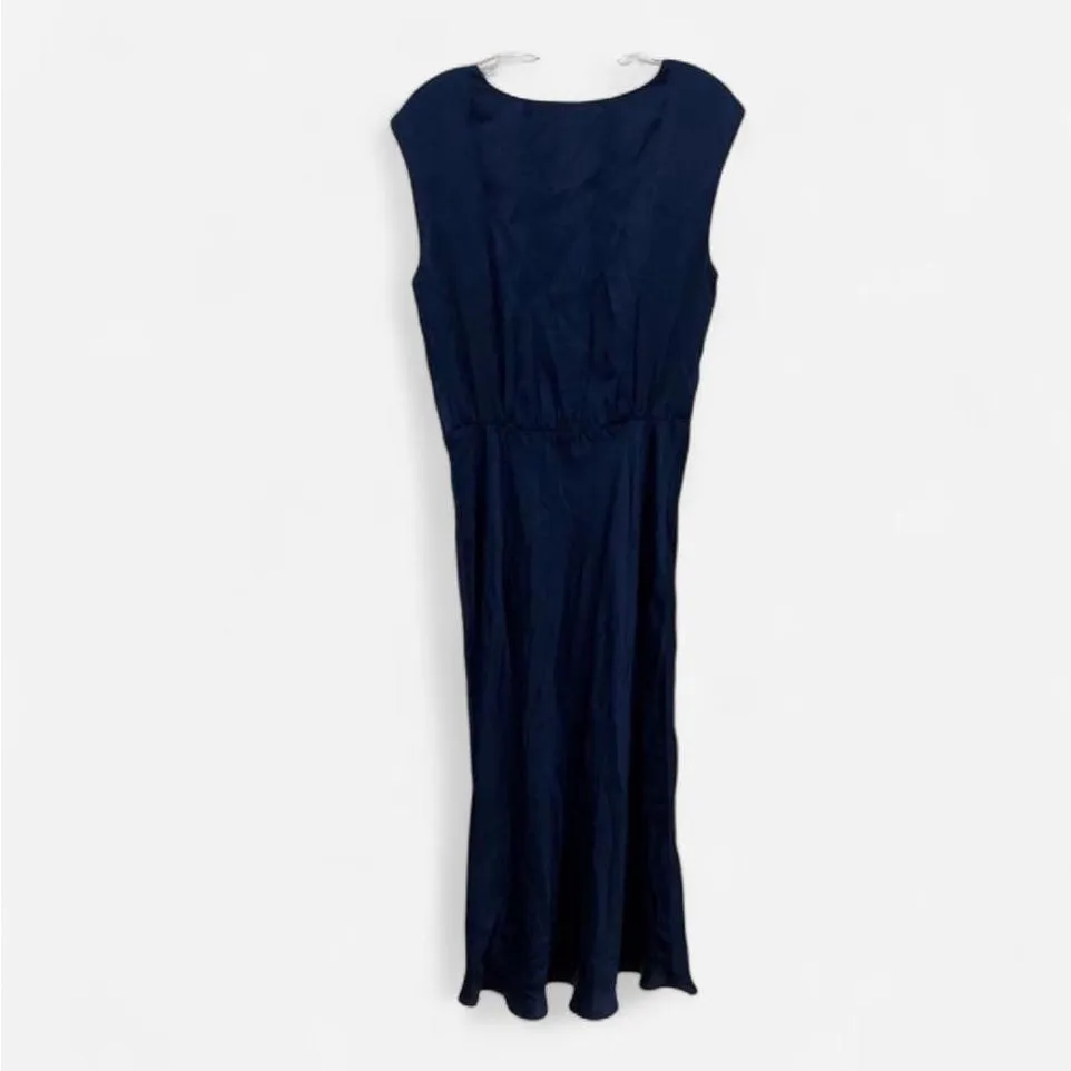 Amanda Uprichard Deep Blue Maxi Dress NWT size Med - Image 3