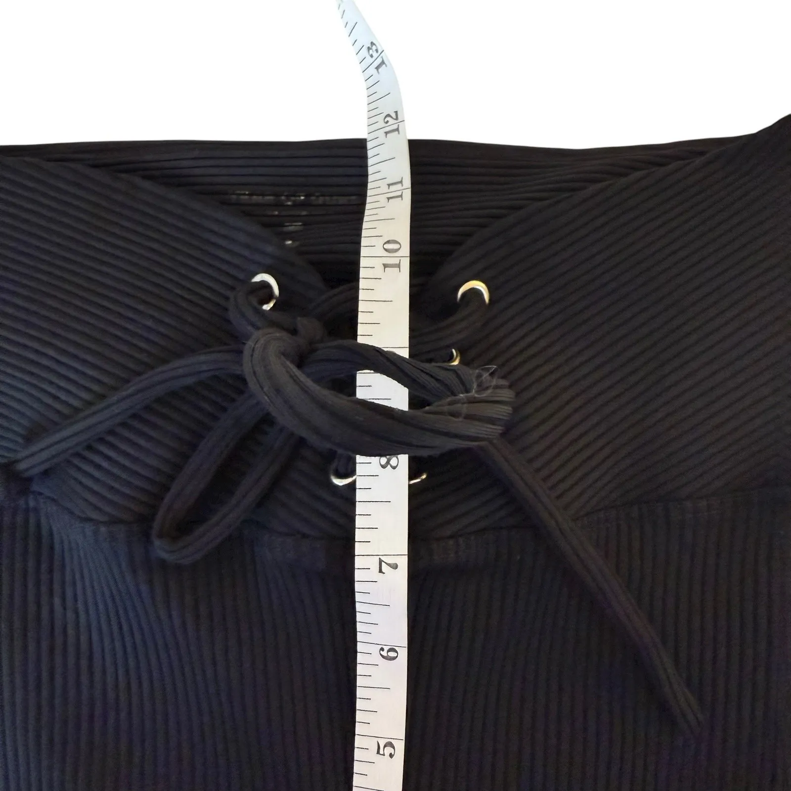 Year Of Ours Black Ribbed‎ Football Lace - Image 11