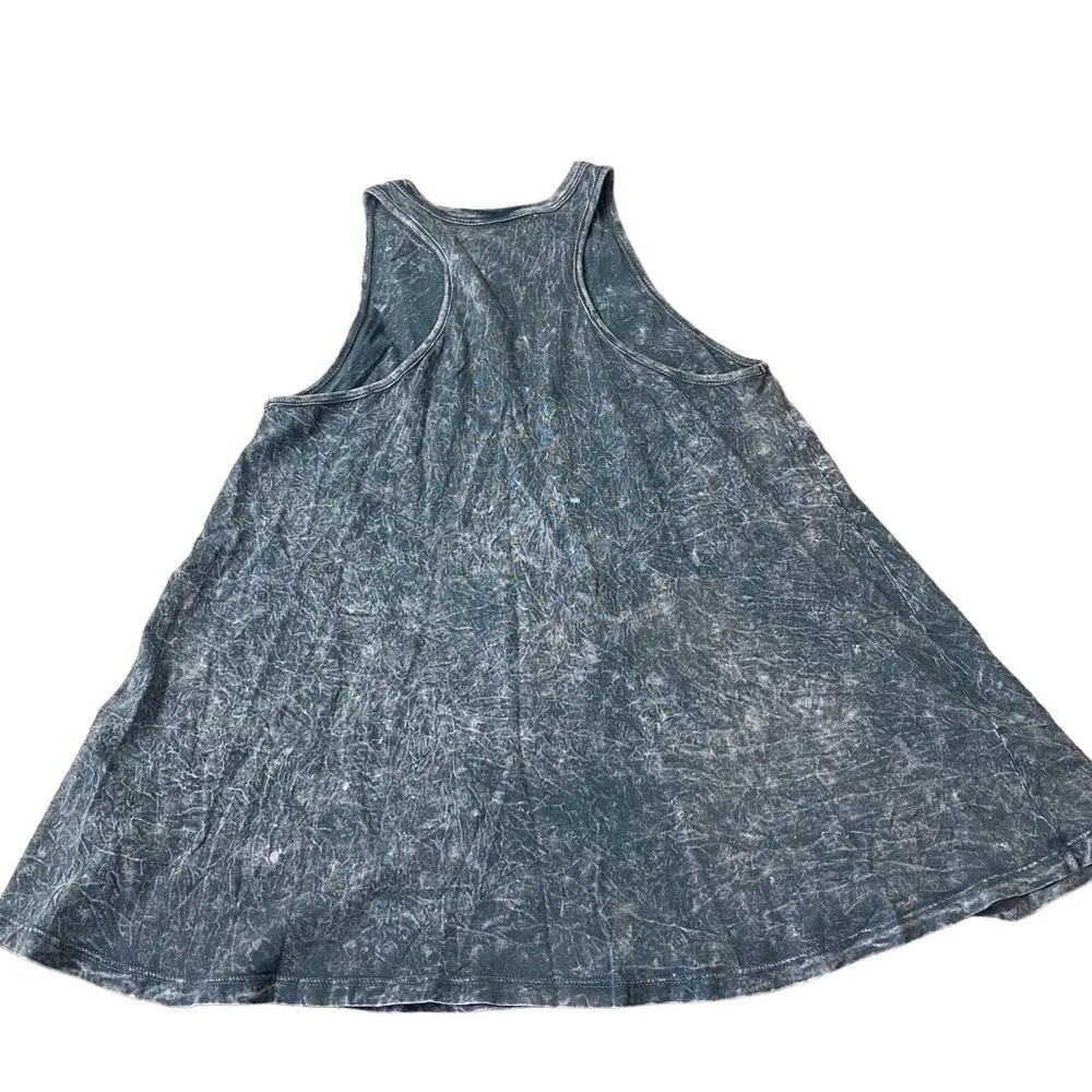 Hamsa Small Summer Tank Top Gray Tie Dye - Image 6