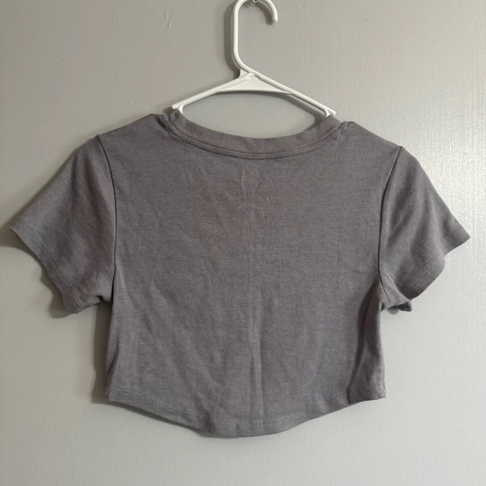 Amsterdam Netherlands Grey Crop Top Size XS Gray - Image 2