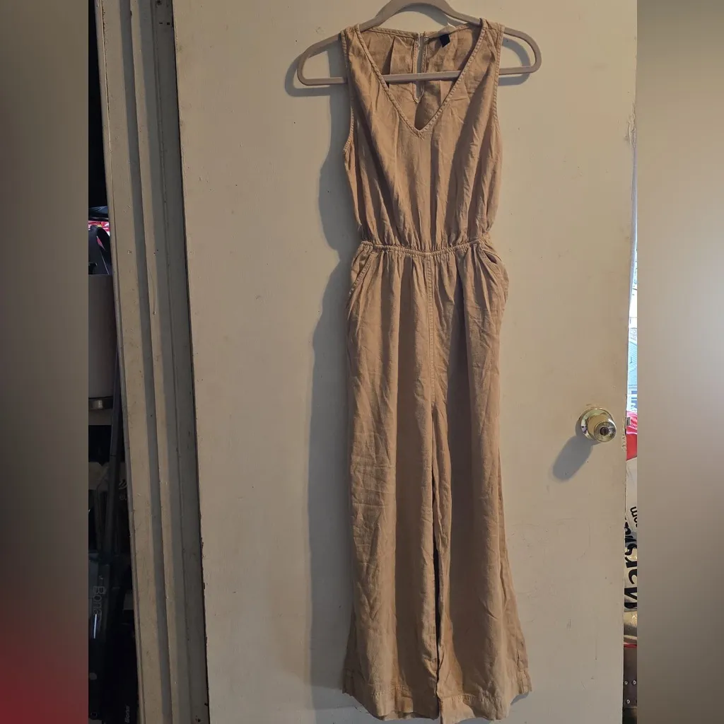 Universal Thread Tan Sleeveless Jumpsuit - Image 5