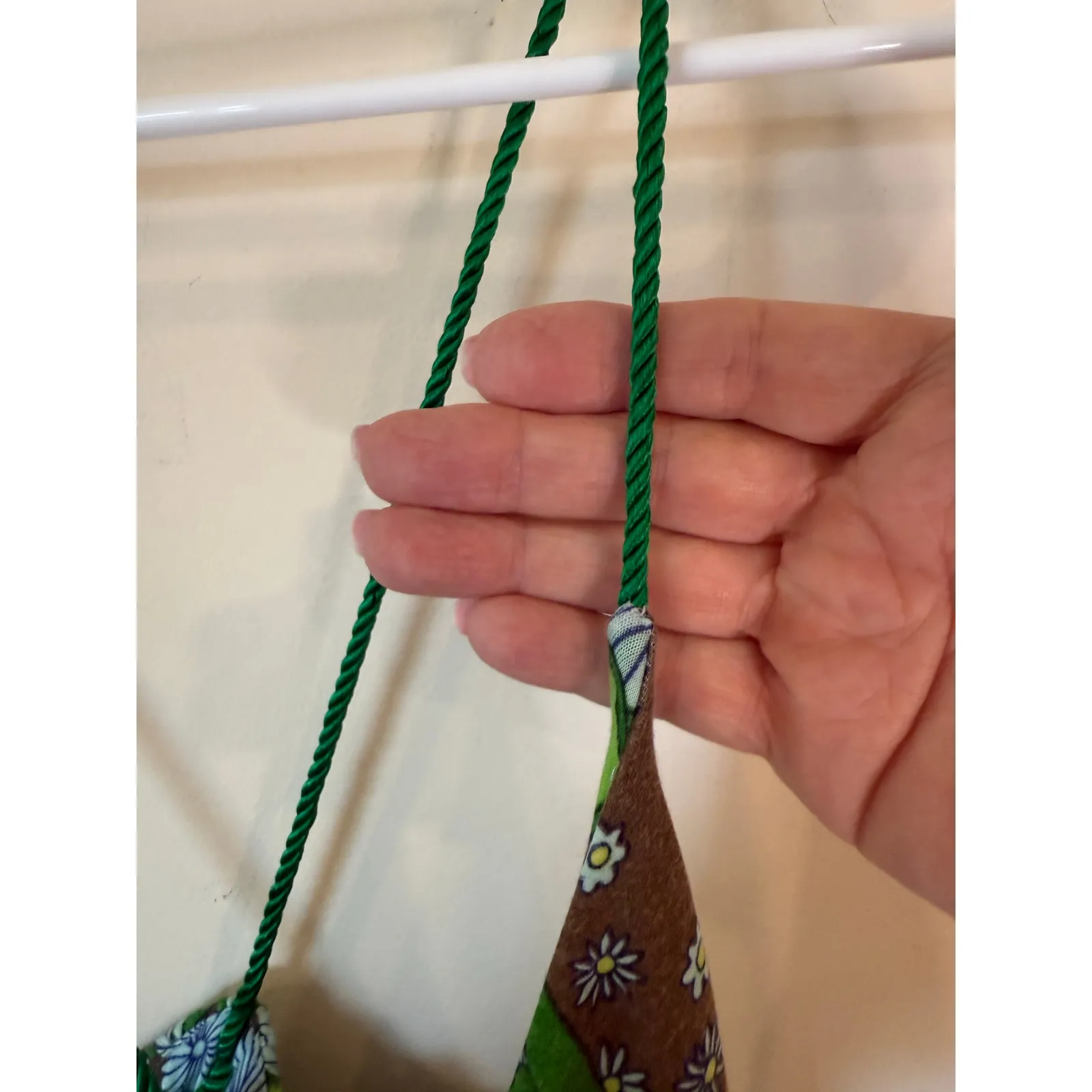 Free People Sleeveless Crisscross Back Scoop Neck Mini Dress Floral Green Small - Image 3