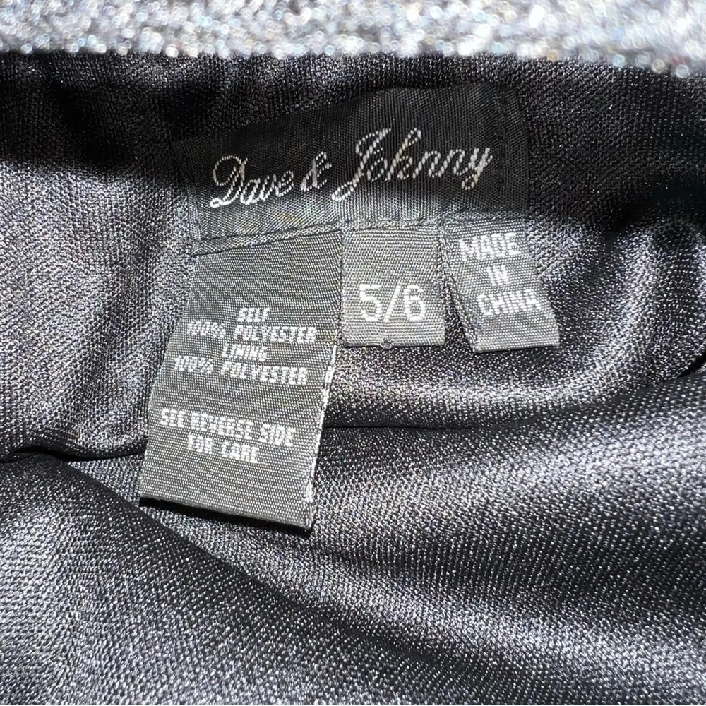 Dave & Johnny Black One Shoulder Sequin Bodycon Mini Cocktail Dress 5/6 - Image 13