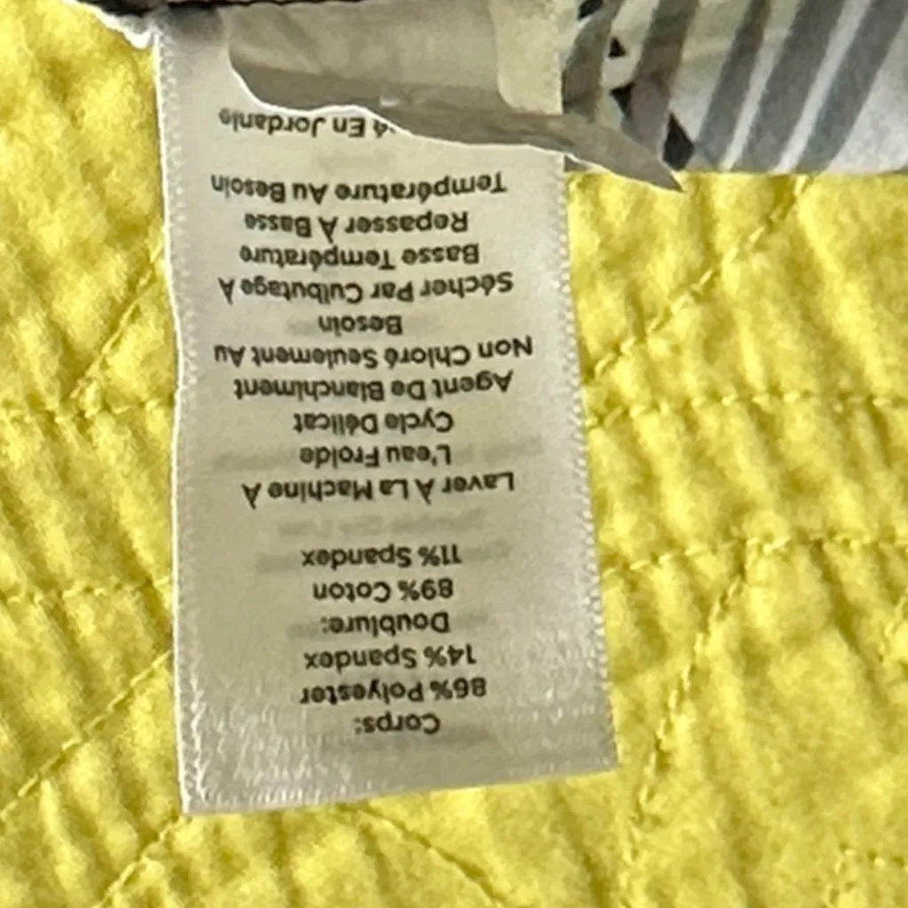 Monochrome Leaf Print Mini Skirt - Image 7