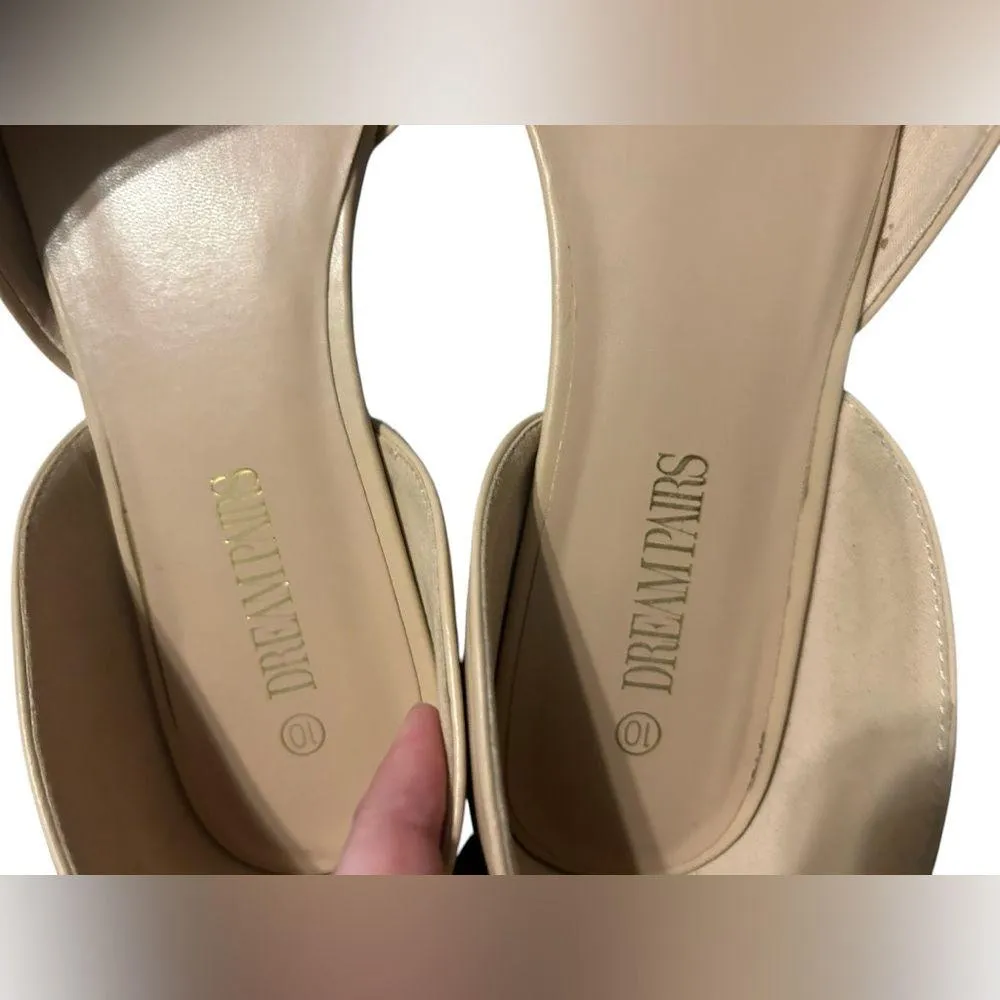 Dream pairs nude Pointed-Toe Slip on Flats size 10 - Image 3