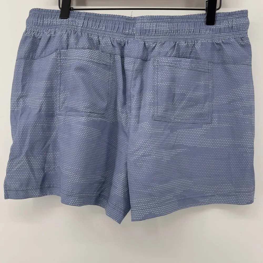 Avalance Women L Walking Hiking 4" Inseam Shorts Blue Zipped Pockets Lightweight - Image 3