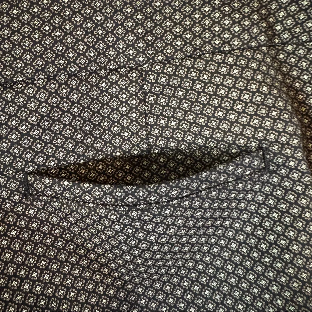 Croft & Barrow Black Patterned Pants Size 14‎ Short - Image 7