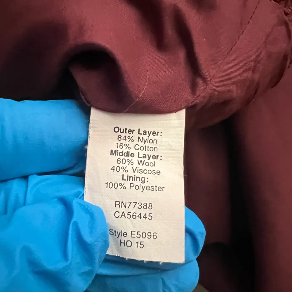 Madewell Mini Skirt Maroon Sz 2 Faux Wrap Cotton Blend Lace Overlay Asymmetrical - Image 7