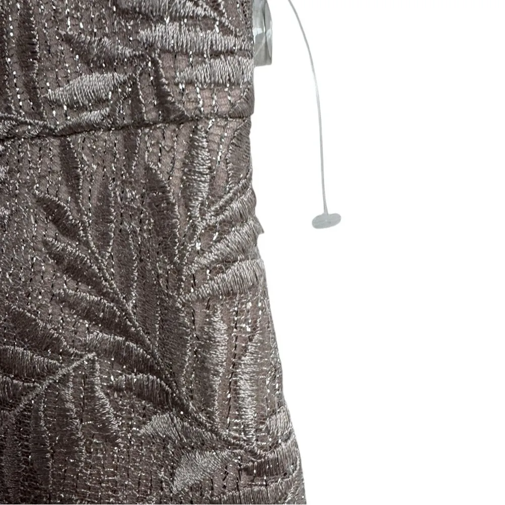 JS Collections Rosie Embroidered Midi‎ Tea Length Cocktail 4 Scallop Dress - Image 15