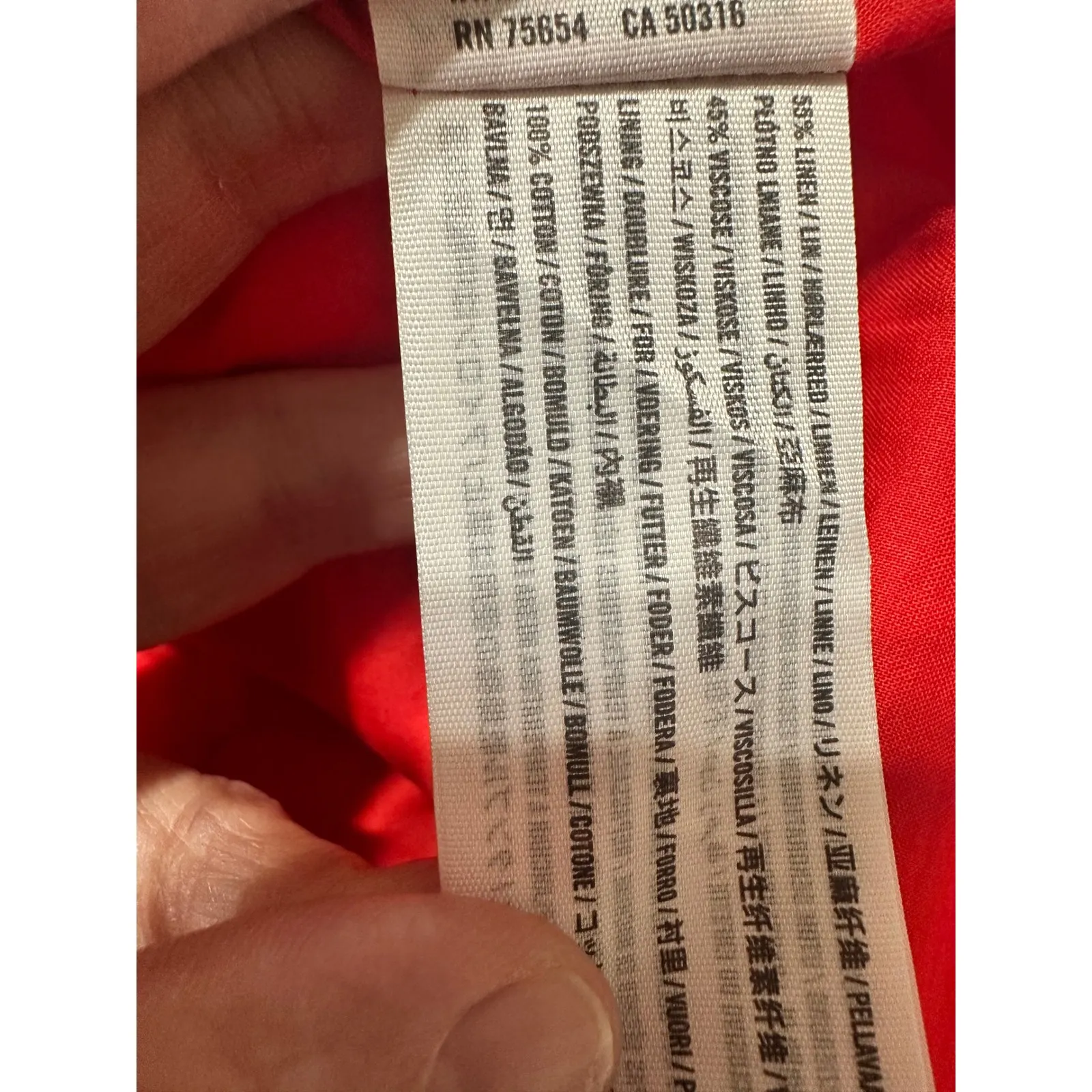 Abercrombie Fitch‎ Red Cold Shoulder Sweetheart Neck Bodycon Dress Sz 00 - Image 7