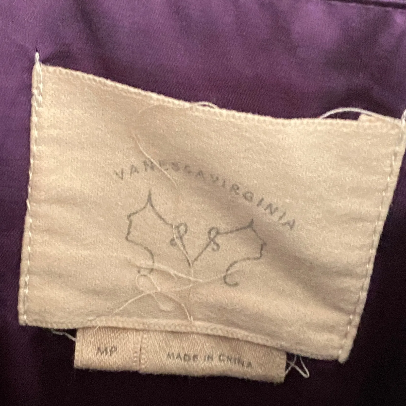 Vanessa Virginia Bohemian Geometric Print Maxi Med Petite Skirt Country Preppy Purple Size 00 - Image 3