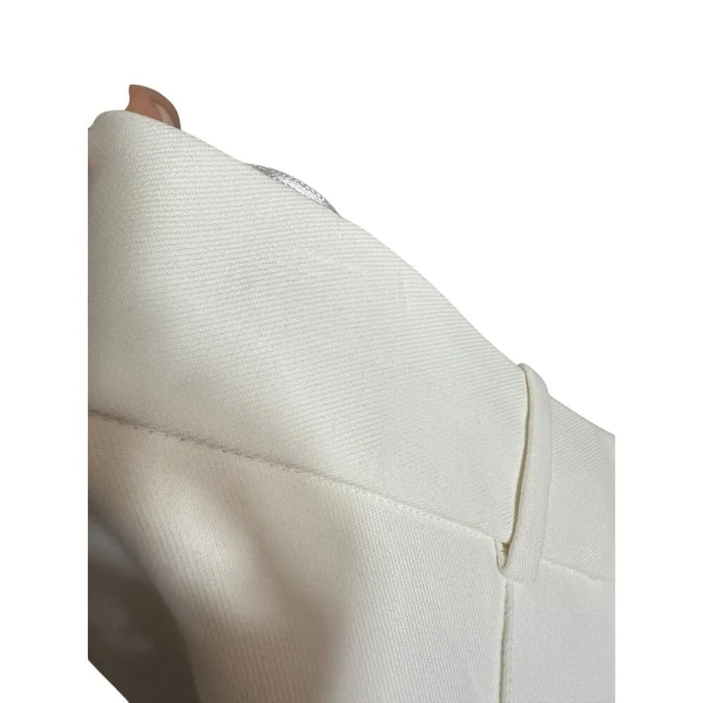 KHAITE Cream Crop Pants Women's Sz. 4 - Image 8